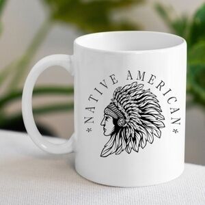 Native American Ceramic Coffee Mug